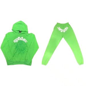 Green Sp5der Tracksuit