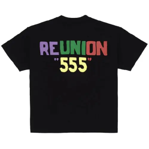 Oversized Reunion Black T-Shirt 2 Sp5der