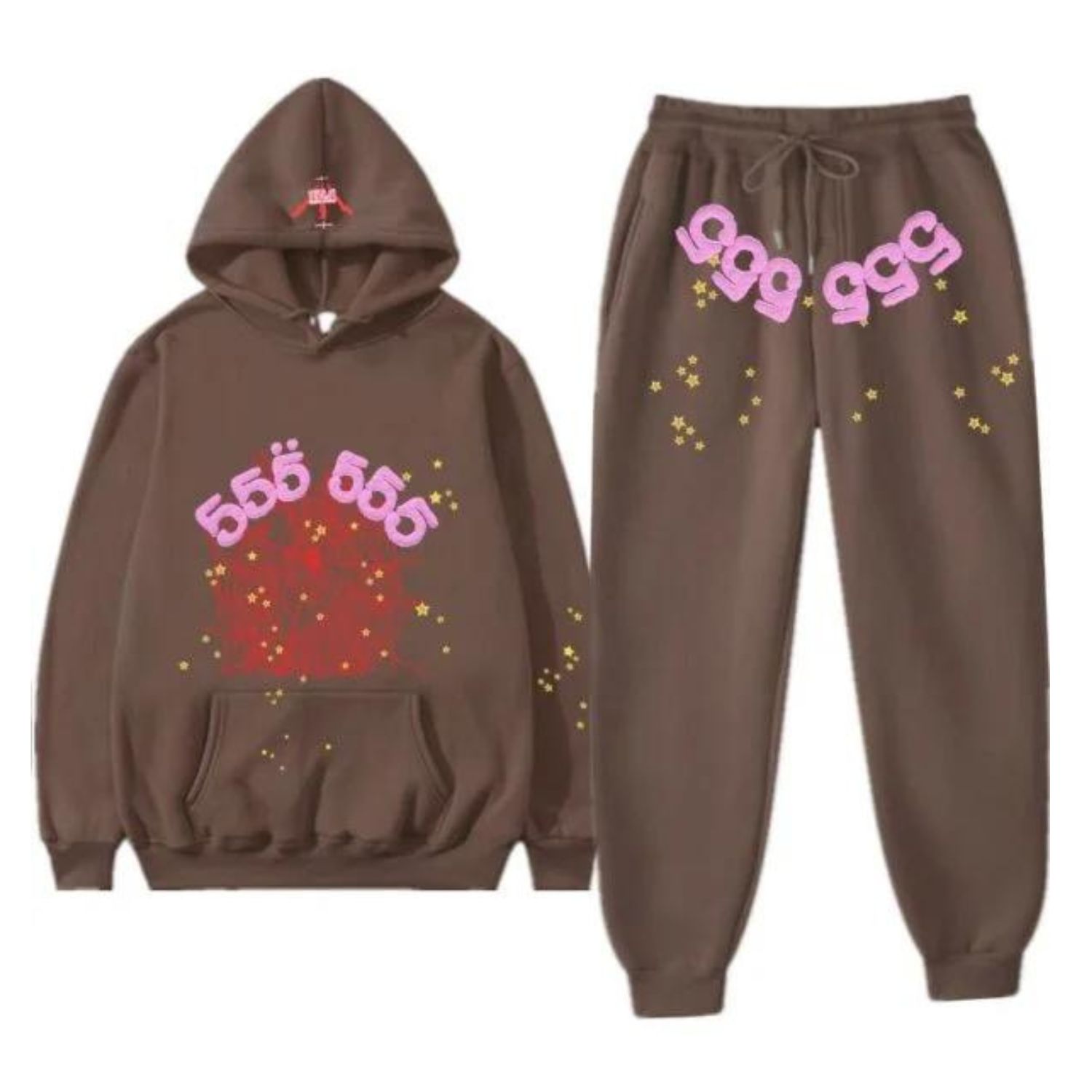 xr:d:DAFpwIp29vg:65,j:9010974818840495584,t:23072719 Sp5der Angel Number Tracksuit Brown