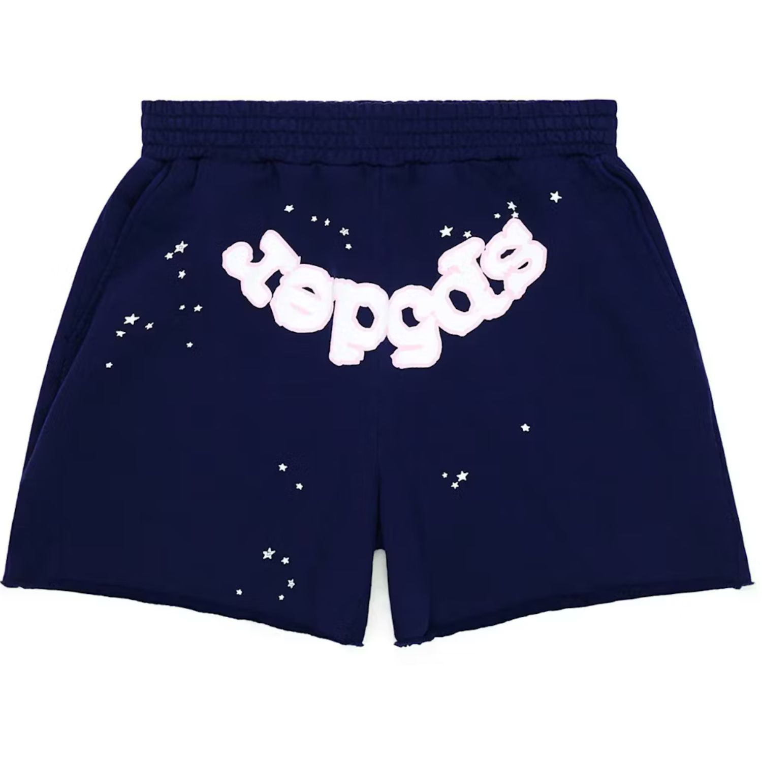 Sp5der OG Web Logo Sweat Short in Navy Sp5der OG Web Logo Sweat Short in Navy