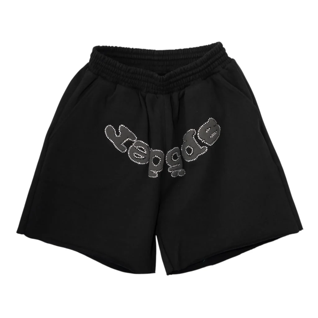 Sp5der OG Web V2 Rhinestone Sweatshorts