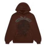 Sp5der Og Web Hoodie Brown